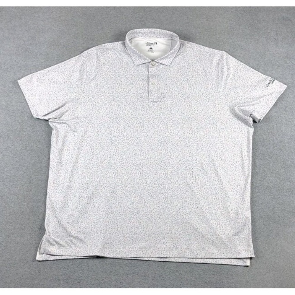 Johnnie O Kipler All Over Floral Print Performance Jersey Golf  Polo Mens XXL